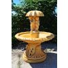 Italienischer Brunnen mit Regenschirm H 176 cm